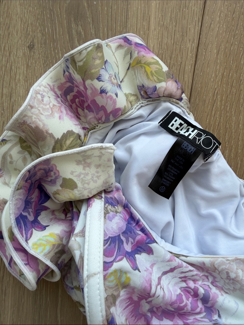 Beach Riot floral one piece - Picture 6 of 6